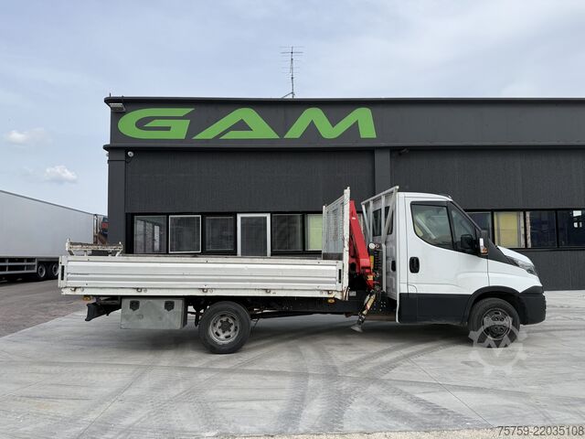 Xe tải gắn cần cẩu Iveco Daily 35C16 Pritsche mit Kran FASSI F32A