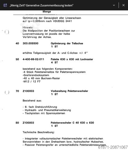 Uniwersalne centrum obróbcze HERMLE C40U