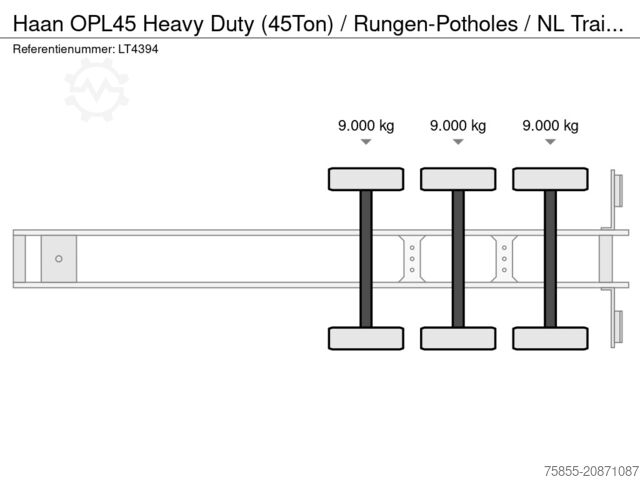 平台预告片 Haan OPL45 Heavy Duty (45Ton) / Rungen-Potholes / NL...