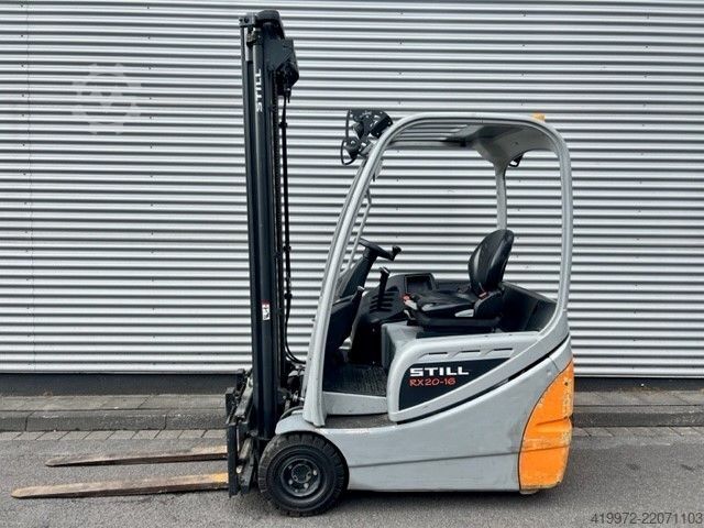 Elektrisk trehjulsgaffeltruck Still RX20-16