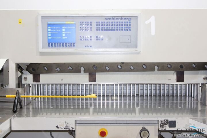 Guillotine dengan Jogger Wohlenberg-Baumann 137 CUT-TEC-BSB 6 L