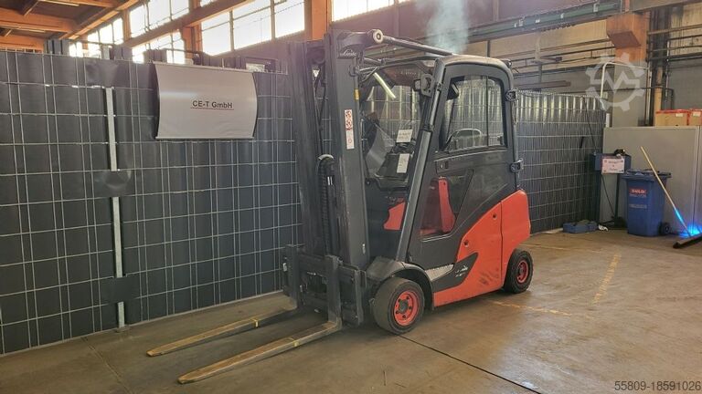 Carrello elevatore diesel Linde H 18 D // Triplex // 4976 Std. // Seitenschieber