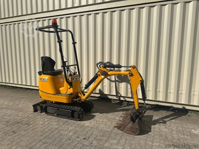 Mini ekskavatör JCB 8008 CTS, 2021 BJ, 972 BH, 3 x Löffel