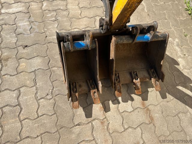 Mini ekskavatör JCB 8008 CTS, 2021 BJ, 972 BH, 3 x Löffel