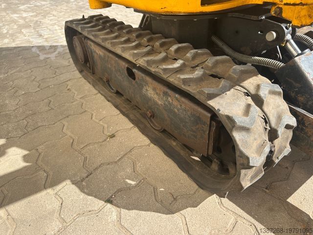 Mini ekskavatör JCB 8008 CTS, 2021 BJ, 972 BH, 3 x Löffel