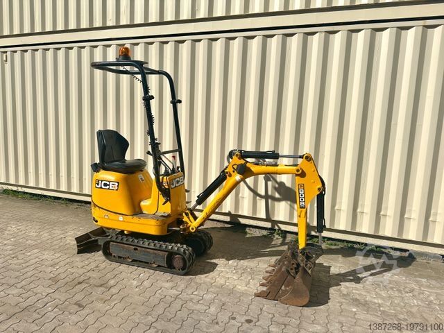 Mini ekskavatör JCB 8008 CTS, 2021 BJ, 921 BH, 3 x Löffel