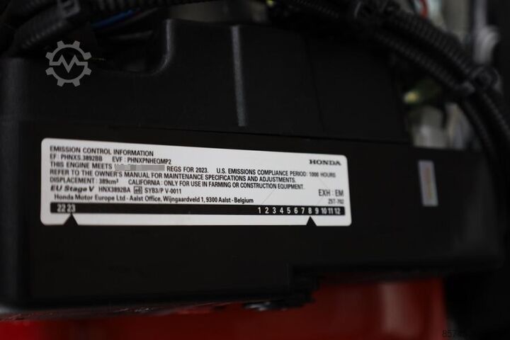 Nivelletty teleskooppinen työtaso Platform Basket Spider 18.90 PRO CE Declaration, Valid inspection,