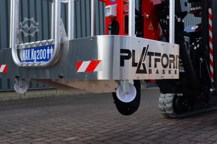 Nivelletty teleskooppinen työtaso Platform Basket Spider 18.90 PRO CE Declaration, Valid inspection,