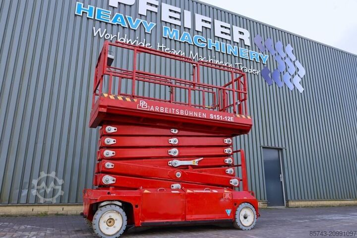  PB Lifttechnik S151-12E Electric, 15m Working Height, 550kg Capac