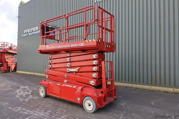  PB Lifttechnik S151-12E Electric, 15m Working Height, 550kg Capac