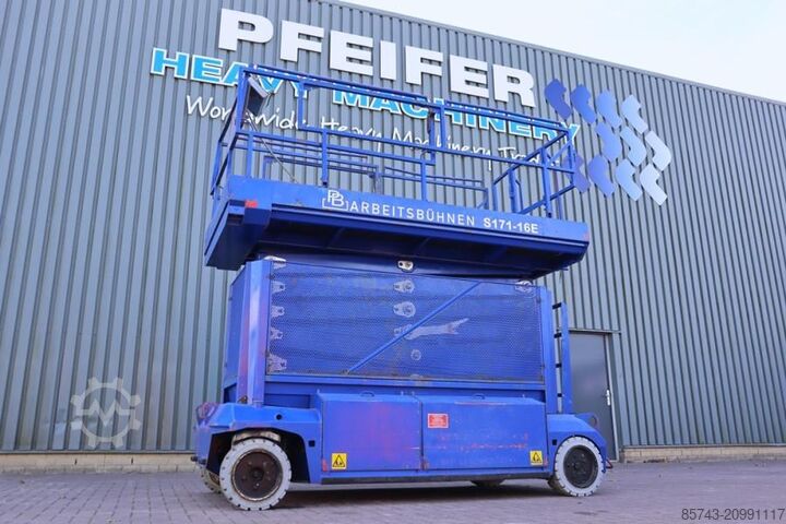  PB Lifttechnik S171-16E Electric, 17.3m Working Height, 400kg Cap