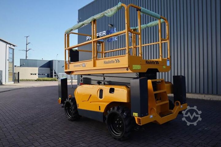 Scissor lift Haulotte Compact 12DX Valid Inspection, *Guarantee! Diesel,
