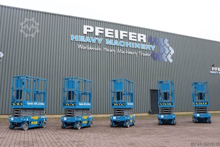 Scissor lift Genie GS1330M All-Electric DC Drive, 5.9m Working Height