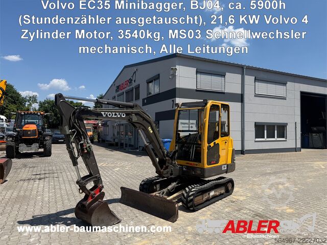 Minigrävare Volvo EC35 Minibagger MS03 SW