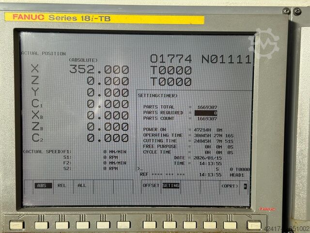 Cnc swiss type lathe STAR SR-32 J Type N