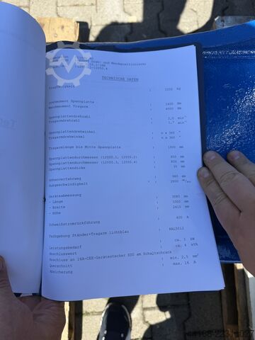 Vridbord för svetsning,Vridbord,Positionerare Severt 3 Axis S10.1-1HH     10000 Kg Tragkraft