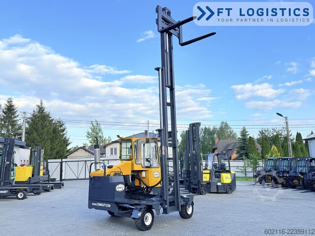 Stivuitor cu patru direcții Combilift C5000XL GAS TRIPLEX 5550 FREE-LIFT CABIN