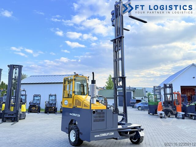Stivuitor cu patru direcții Combilift C5000XL GAS TRIPLEX 5550 FREE-LIFT CABIN