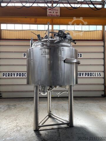 2,000リットル Becomix MV-2000型 ステンレス製プレミックス真空プロセス容器 BECOMIX MV-2000