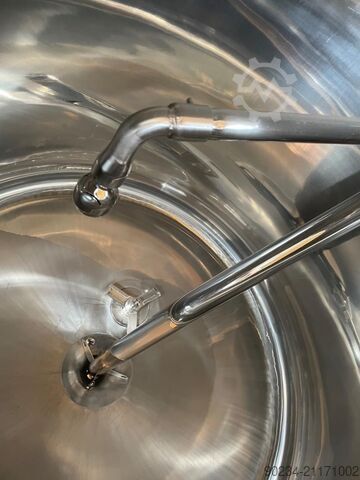 2,000リットル Becomix MV-2000型 ステンレス製プレミックス真空プロセス容器 BECOMIX MV-2000