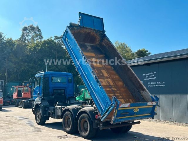 Tresidig tipplastbil MAN TGS 26.360 6x6 Meiller-DSK Euro6