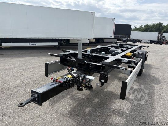 Utskiftbart chassis-tilhenger KRONE 1-ACHS LAFETTE KRONE ACHSE, HECKABSTüTZUNG,