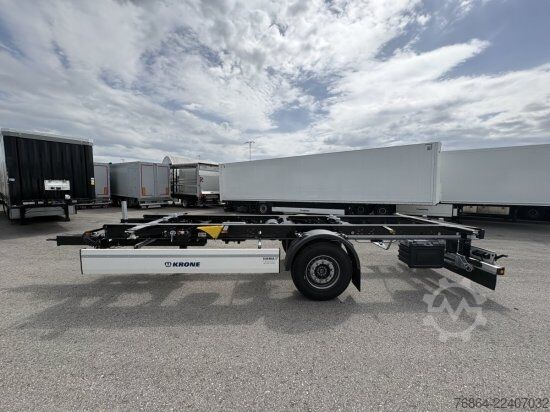 Utskiftbart chassis-tilhenger KRONE 1-ACHS LAFETTE KRONE ACHSE, HECKABSTüTZUNG,