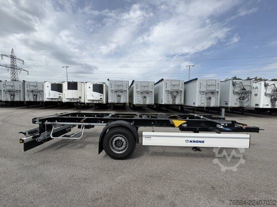 Utskiftbart chassis-tilhenger KRONE 1-ACHS LAFETTE KRONE ACHSE, HECKABSTüTZUNG,