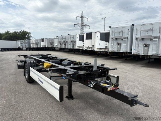 Utskiftbart chassis-tilhenger KRONE 1-ACHS LAFETTE KRONE ACHSE, HECKABSTüTZUNG,
