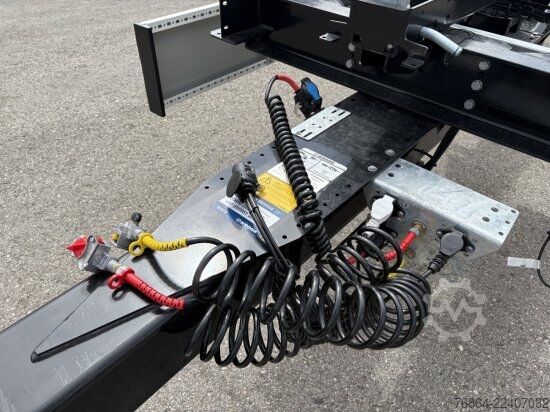 Utskiftbart chassis-tilhenger KRONE 1-ACHS LAFETTE KRONE ACHSE, HECKABSTüTZUNG,