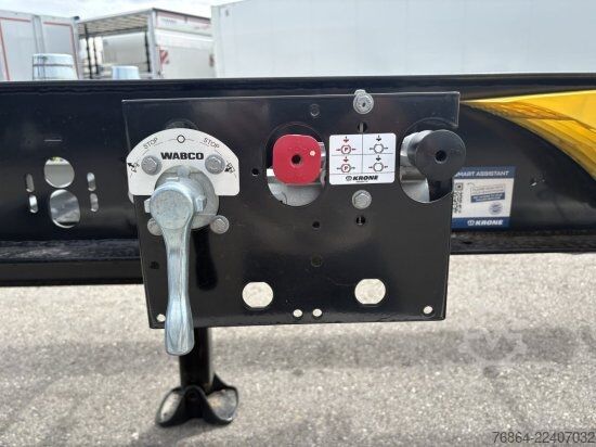 Utskiftbart chassis-tilhenger KRONE 1-ACHS LAFETTE KRONE ACHSE, HECKABSTüTZUNG,