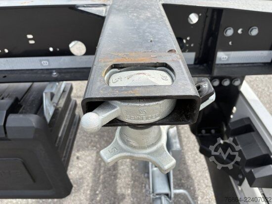 Utskiftbart chassis-tilhenger KRONE 1-ACHS LAFETTE KRONE ACHSE, HECKABSTüTZUNG,