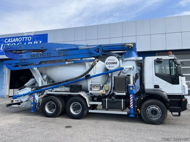 Betoonipumbaga veoauto Iveco Trakker 410