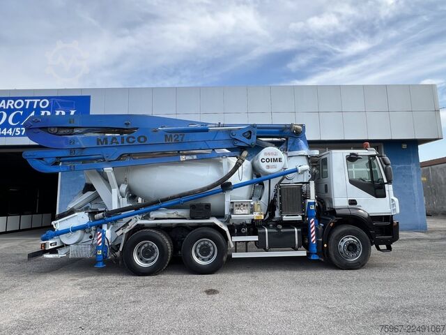 Betoonipumbaga veoauto Iveco Trakker 410
