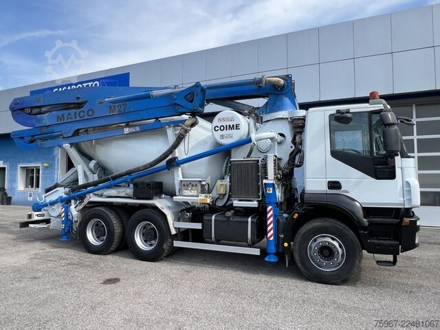 Betoonipumbaga veoauto Iveco Trakker 410