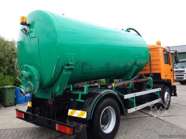Sugebil MAN 18-264 6 cil manualpomp,toilet truck vacuum/ press