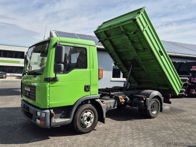 Özelleştirilmiş panelvan man TGL 8.210 Meiller Kipper 2x AHK