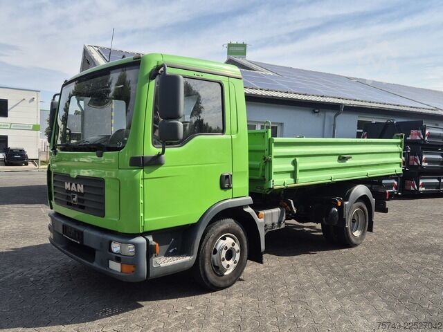 Özelleştirilmiş panelvan man TGL 8.210 Meiller Kipper 2x AHK