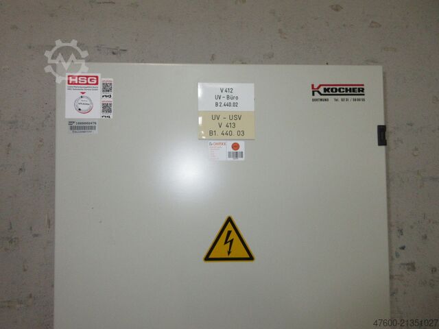 Quadro elétrico, distribuidor, distribuidor de energia Siemens Hauptverteiler Unterverteiler Sikus 630 Energieverteiler 400V 100A