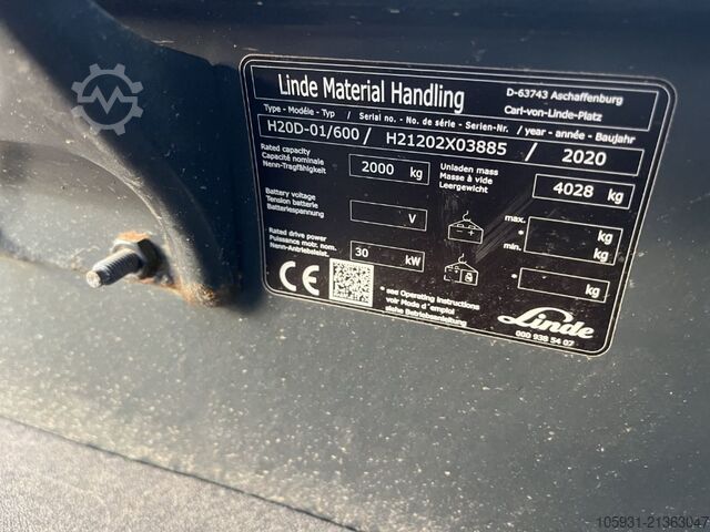 Dieselové vysokozdvižné vozíky Linde H20D-01/600