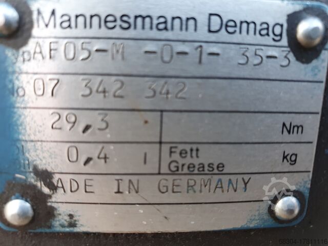 علبة التروس DEMAG / علبة التروس للرافعة DEMAG AFM04 / AFM06 / AME40 / ADE50