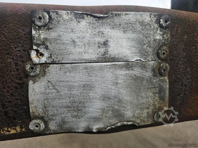 Konteineru pārvadājumi VAN HOOL 40 FOOT  CONTAINER CHASSIS / 20 FOOT/ STEEL SUS...