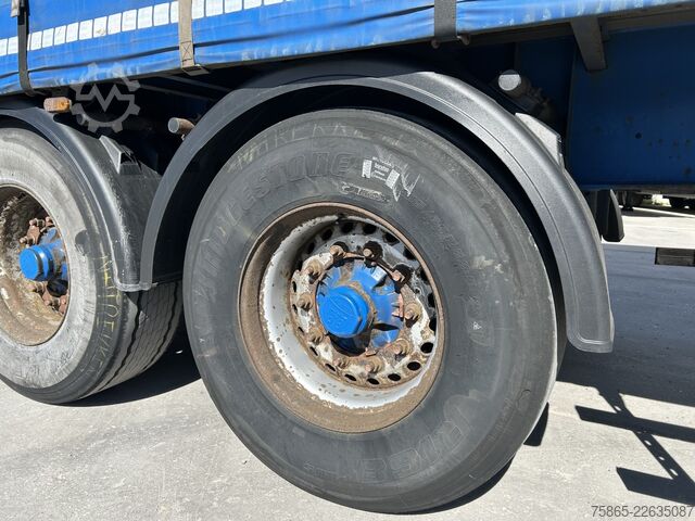 Bâches coulissantes Groenewegen DRO-14-27 / Curtainside Trailer / BPW Drum / AP...