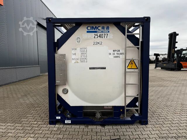 Tankbeholder CIMC 20FT ISO, 25.090L / 1-COMP / 3 BAFFELS / T12 / ...