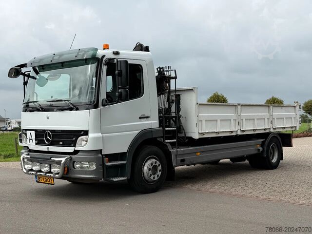 Tipper med kran Mercedes-Benz Atego 1218 KRAAN/KIPPER!!MANUELL!!