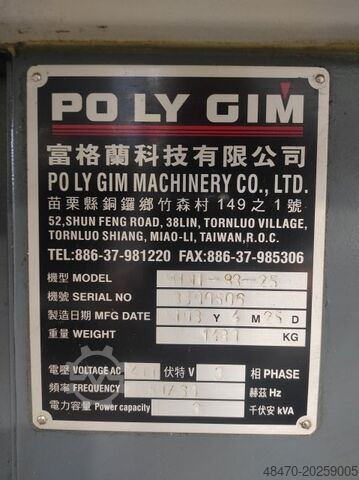 Strung CNC cu contra-piniol POLYGIM Mini88-25