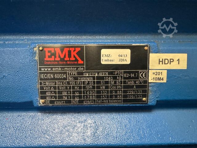 Elektrisk HD-aggregat 2000 bar 34 l/min Woma EG 250M-P20