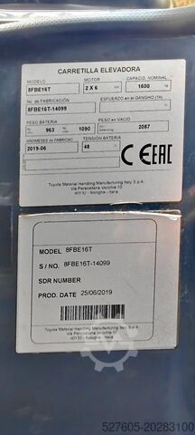 Stivuitor Toyota 8FBE16T