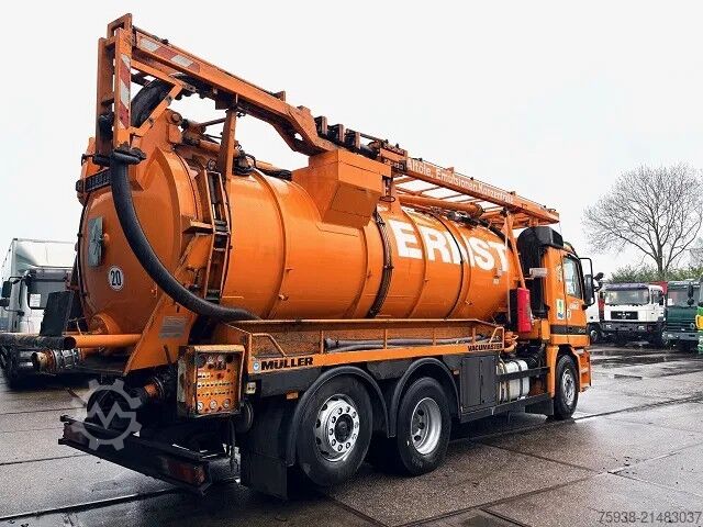 Sogbíll Mercedes-Benz Actros 2543 L 6x2 WITH 15,5 M3 MULLER F155EGH V...