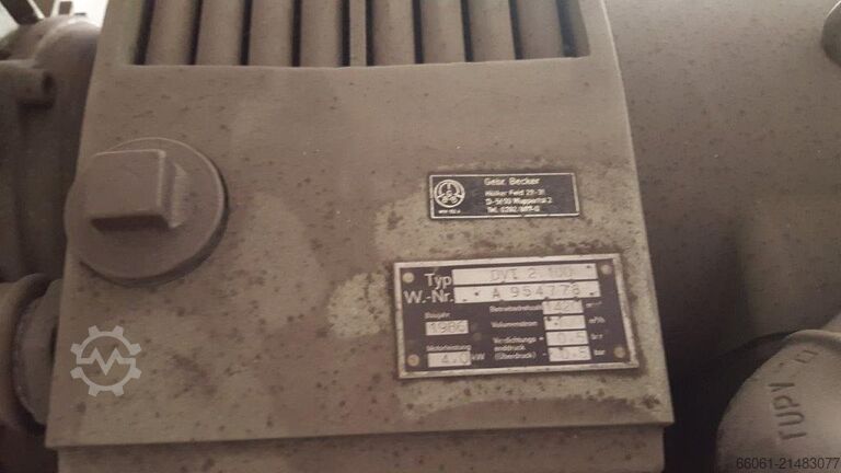 वैक्यूम पंप Gebr. Becker DVT 2.100